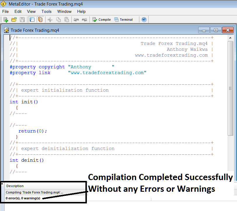 MetaEditor Programming Adding an Automated Forex Expert Advisor on MT5 - MT5 MetaEditor: How to Add Automated Forex EAs on MetaTrader 5 - MT5 MetaEditor PDF