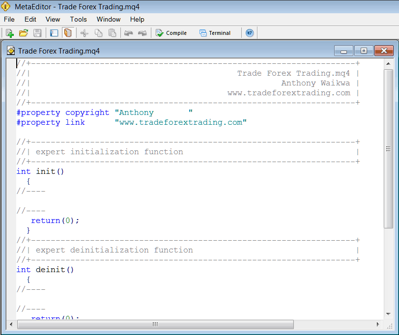 MetaEditor Programming for Automated Forex Expert Advisor on MetaTrader 5 - MetaTrader 5 MetaEditor: How Do I Add Automated Forex EAs on MT5? - How to Add Forex Trading EA on Forex Trading Platform