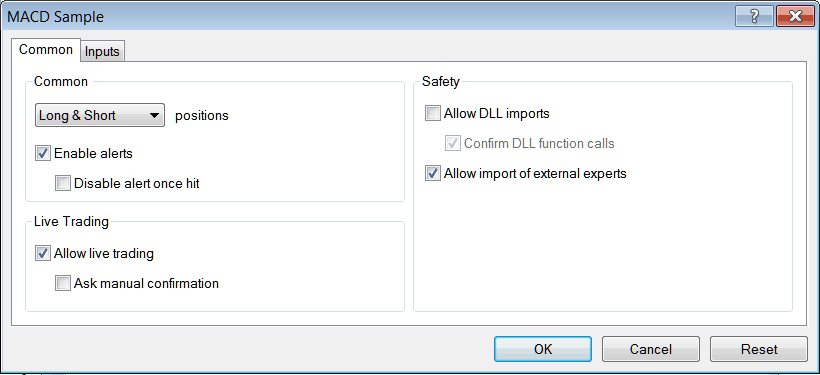 Setting up MACD Sample Automated Forex Trading EA on MetaTrader 5 - MetaTrader 5 Strategy Tester Download Automated Forex Trading Expert Advisors - Is MACD Indicator a Trading or Lagging Indicator