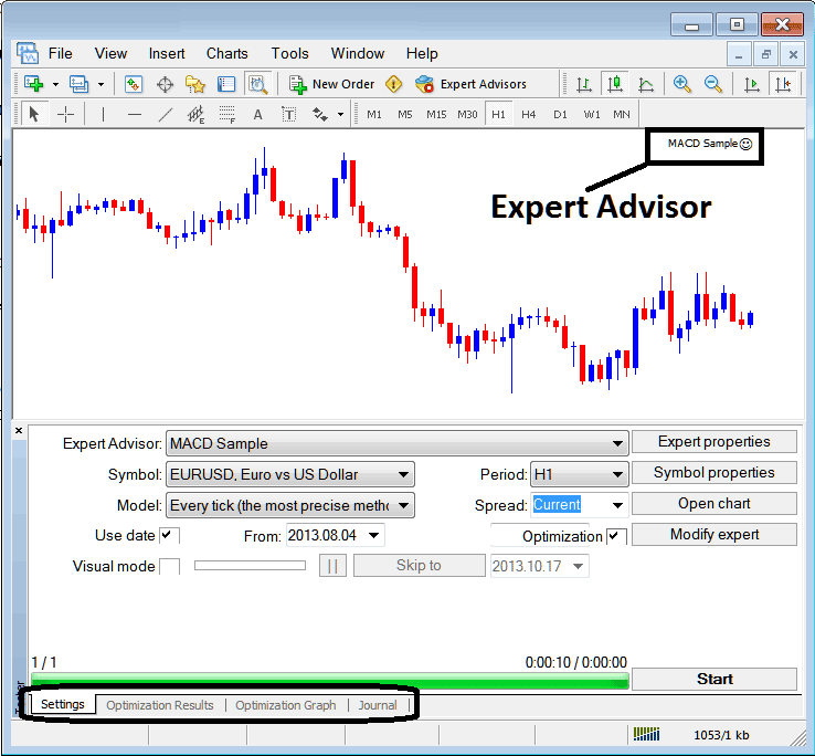 MT5 Strategy Tester Window - How Do I Use MT5 Strategy Tester Tutorial PDF? - How to Use MetaTrader 5 Forex Trading Strategies Tester Explained - How to Back Test Forex EA Robots on MT5 Trading Platform