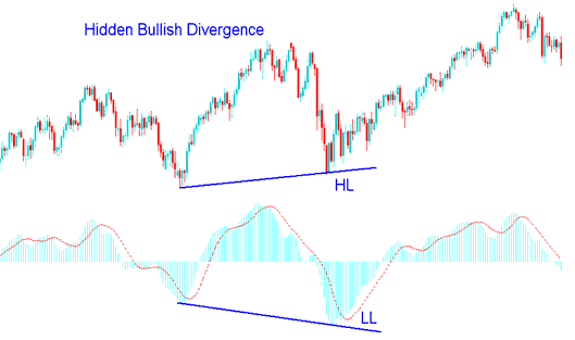 Crude Oil Trading Hidden Bullish Divergence Example in Oil Trading - What is Trading Divergence?