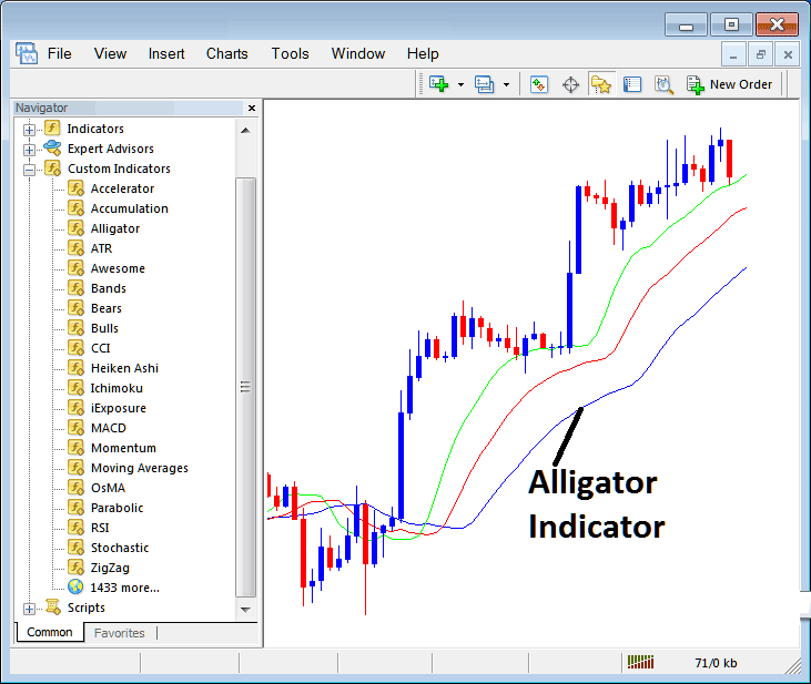 Alligator Strategy Buy & Sell Indicators Oil Checklist