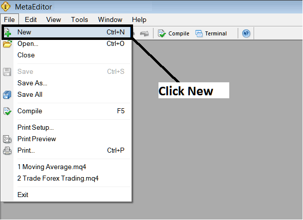 Adding a New MT4 Custom Indicator using MetaEditor on MetaTrader 4 - How Do I Analyze a Trading Chart using Stocks Technical Custom Indicators?