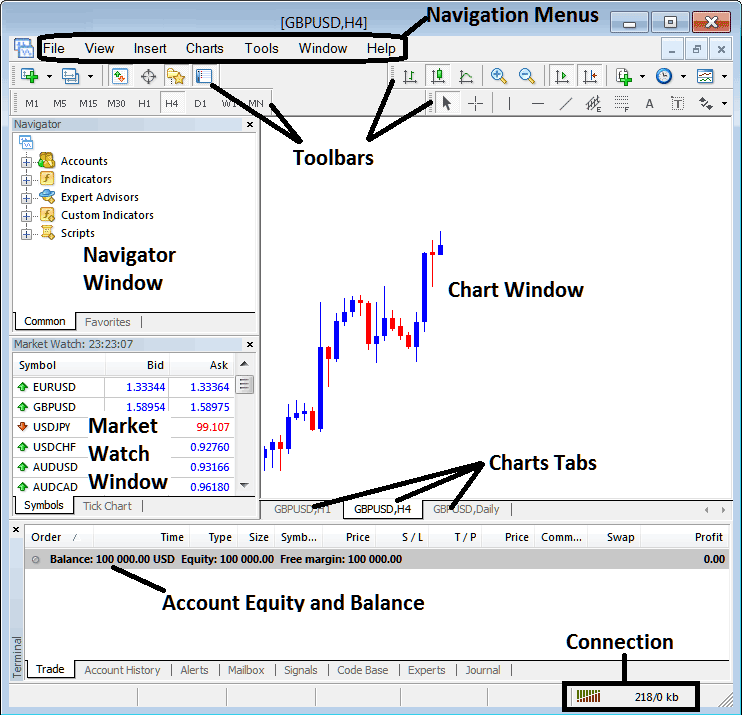 MetaTrader 5 Stocks Platform Interface Introduction Guide - How to Learn the Different Types of MT5 Trading Softwares